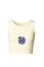 KNITTED COMFY STRETCHABLE BLOUSE WITH INDIGO CAT NAP MOTIF