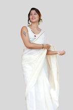 COTTON SAREE WITH DRAGONFLY MOTIF
